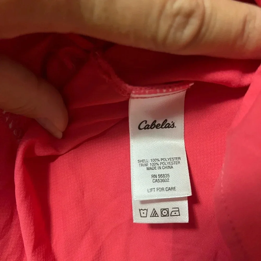 Cabela’s Women’s Pink Button Down Long Sleeve Size Large - Picture 6 of 6